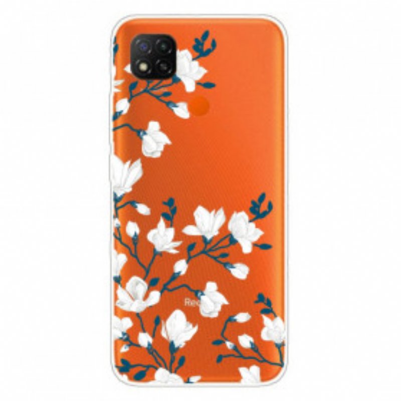 Skal Xiaomi Redmi 9C Vita Blommor