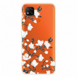 Skal Xiaomi Redmi 9C Vita Blommor