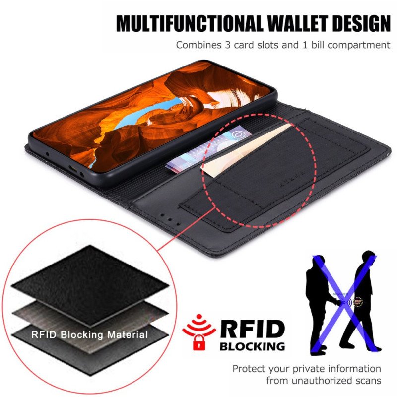 Folio-fodral För Realme 12 Pro / 12 Pro Plus Muxma Rfid-skydd