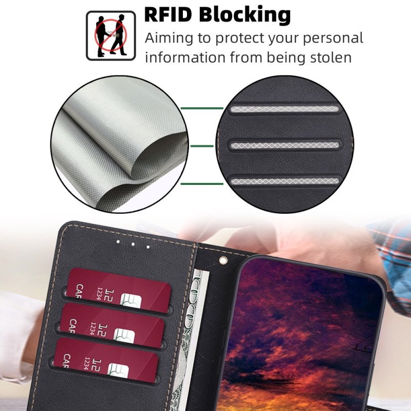 Skyddsfodral Realme 12 Pro / 12 Pro Plus Vintage Effect Rfid-blockering