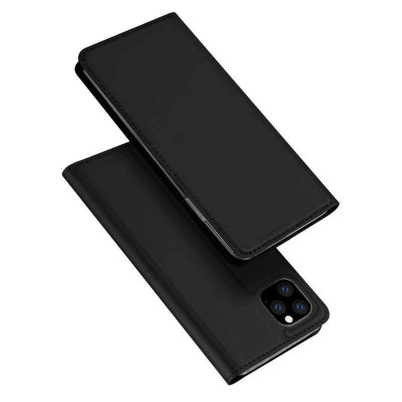 Folio-fodral iPhone 11 Pro Max Läderfodral Skin Pro Series Dux Ducis