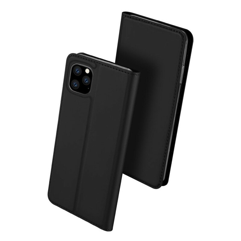 Folio-fodral iPhone 11 Pro Max Läderfodral Skin Pro Series Dux Ducis