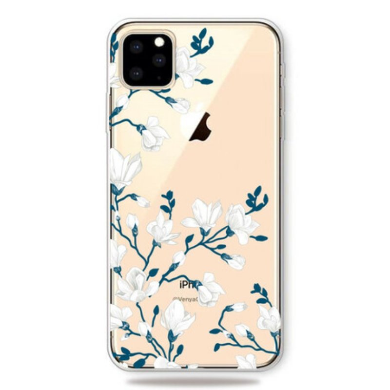 Mobilskal iPhone 11 Pro Max Vita Blommor