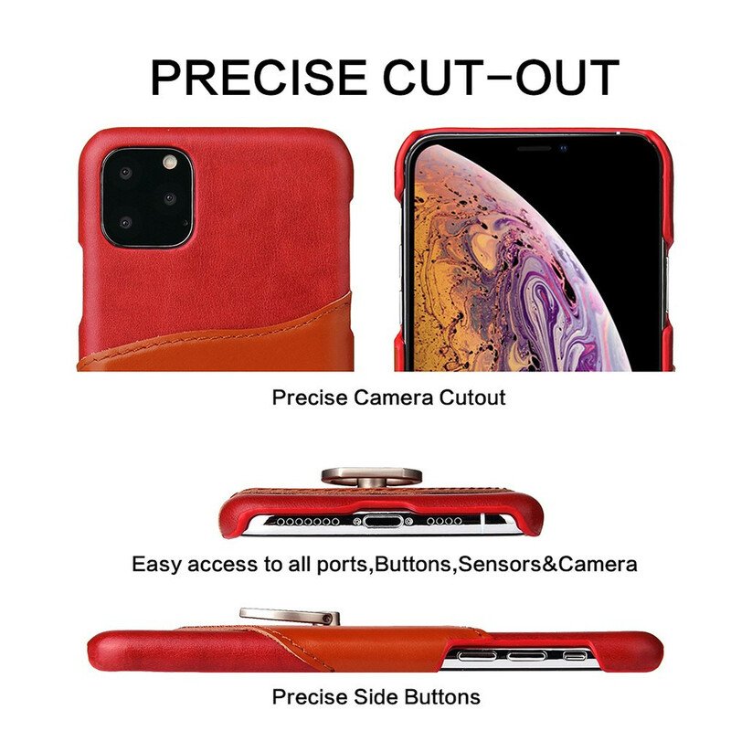 Skal iPhone 11 Pro Max Fierre Shann Korthållare Och Ringhållare