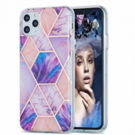 Skal iPhone 11 Pro Max Silikonmarmorgeometri