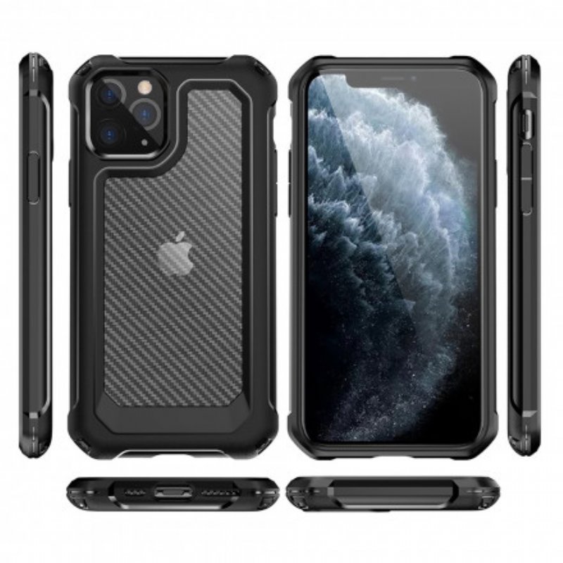 Skal iPhone 11 Pro Max Sömlös Kolfiberstruktur