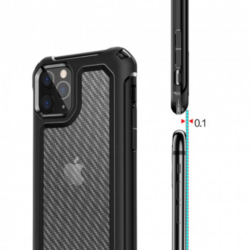 Skal iPhone 11 Pro Max Sömlös Kolfiberstruktur