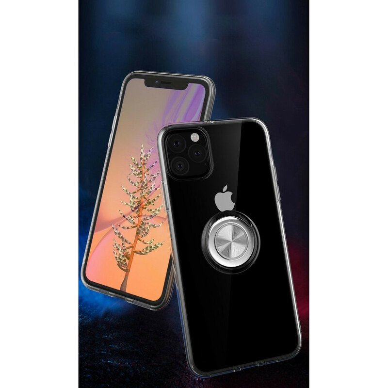 Skal iPhone 11 Pro Max Transparent Med Ring-support