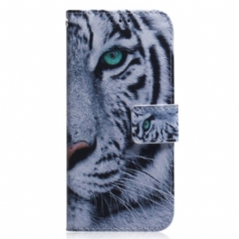 Fodral Xiaomi Redmi Note 12 5G Med Kedjar Strappy White Tiger