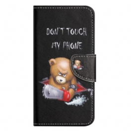 Folio-fodral Xiaomi Redmi Note 12 5G Med Kedjar Farlig Thong Bear