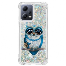 Skal Xiaomi Redmi Note 12 5G Paljetter Miss Owl