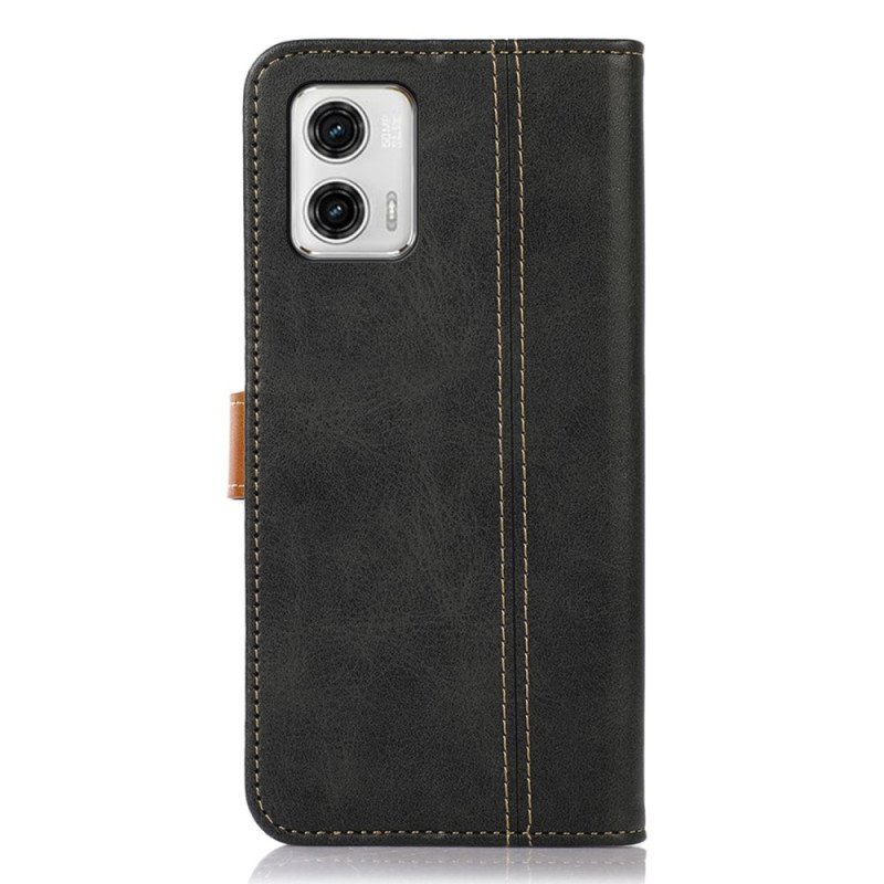 Folio-fodral Moto G73 5G Webbing