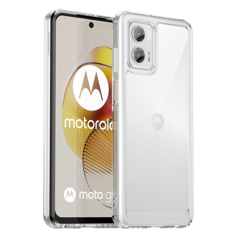 Mobilskal Moto G73 5G Transparent Hybrid