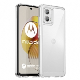 Mobilskal Moto G73 5G Transparent Hybrid