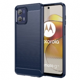 Skal Moto G73 5G Borstad Kolfiber