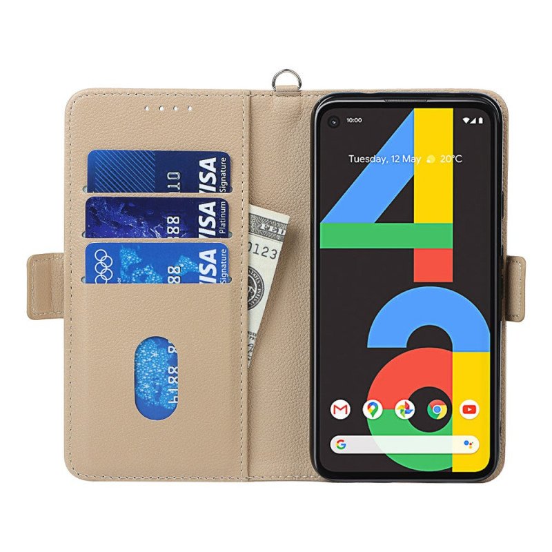 Fodral Google Pixel 4A Med Kedjar Strappy Heart