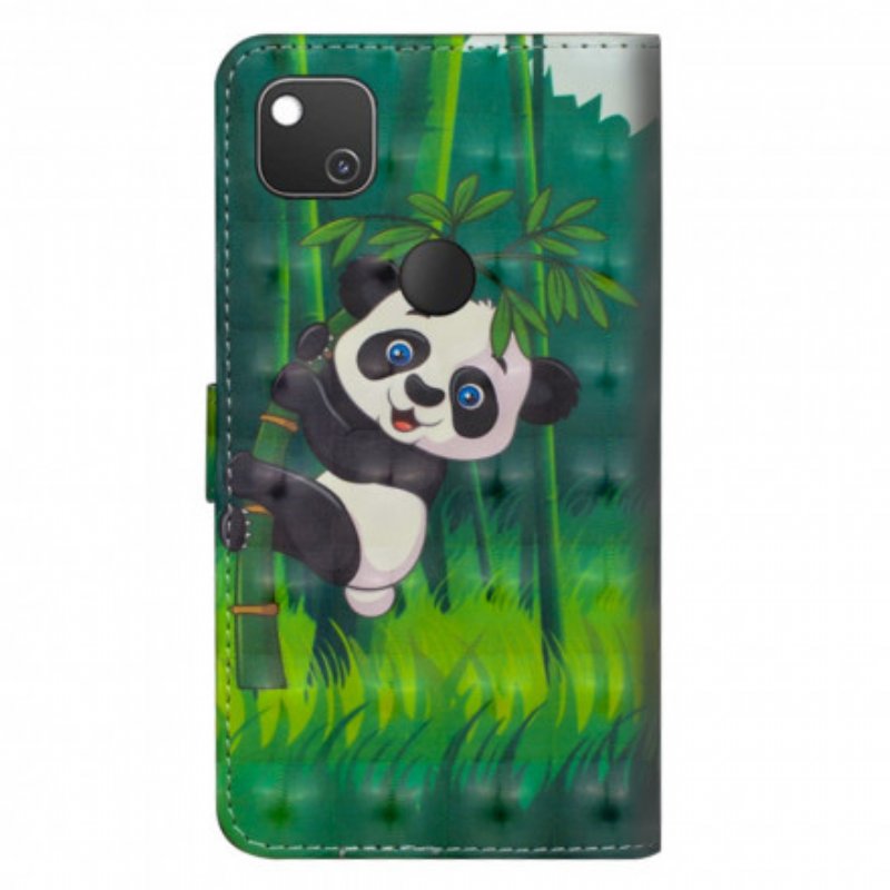 Fodral Google Pixel 4A Panda Och Bambu