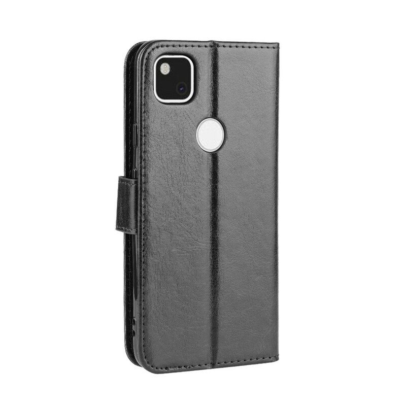 Läderfodral Google Pixel 4A Flashig Konstläder