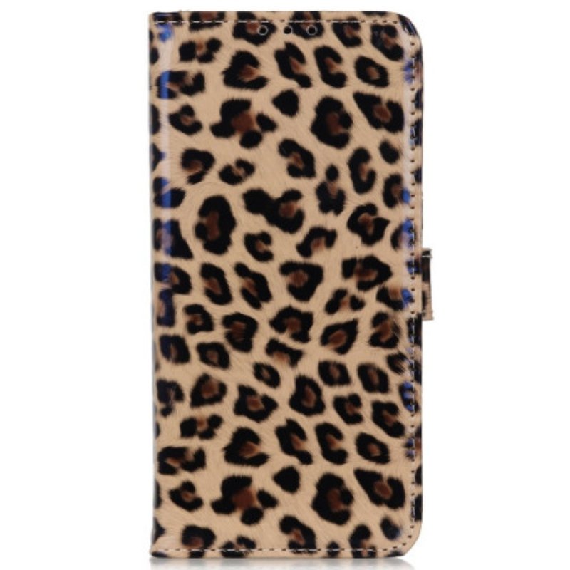 Fodral Samsung Galaxy M13 Leopardhudeffekt