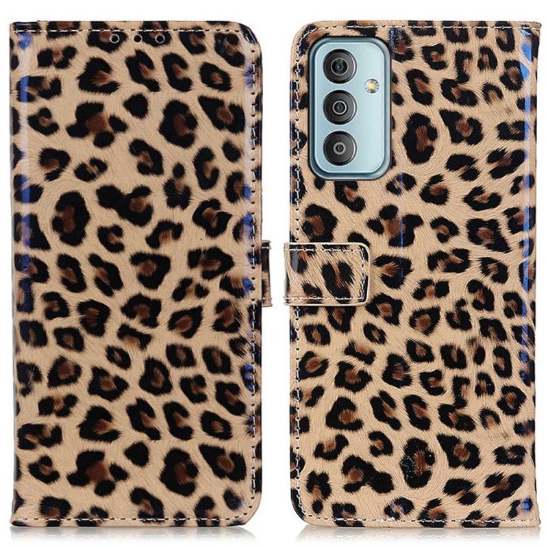 Fodral Samsung Galaxy M13 Leopardhudeffekt