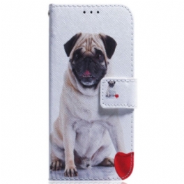 Fodral Samsung Galaxy M13 Med Kedjar Pretty Pug In Strap