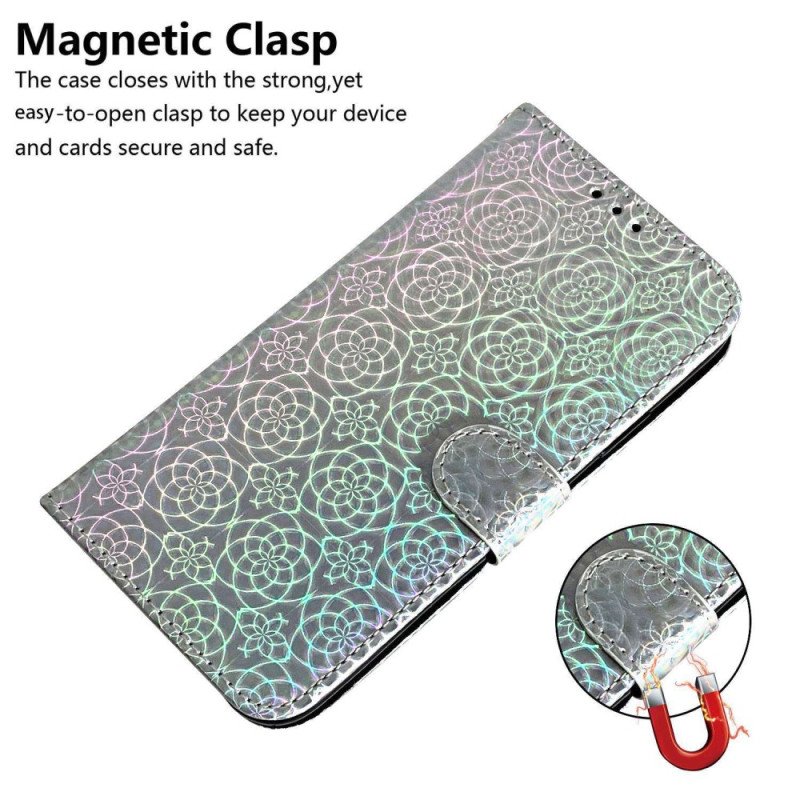 Folio-fodral Samsung Galaxy M13 Disco-stil