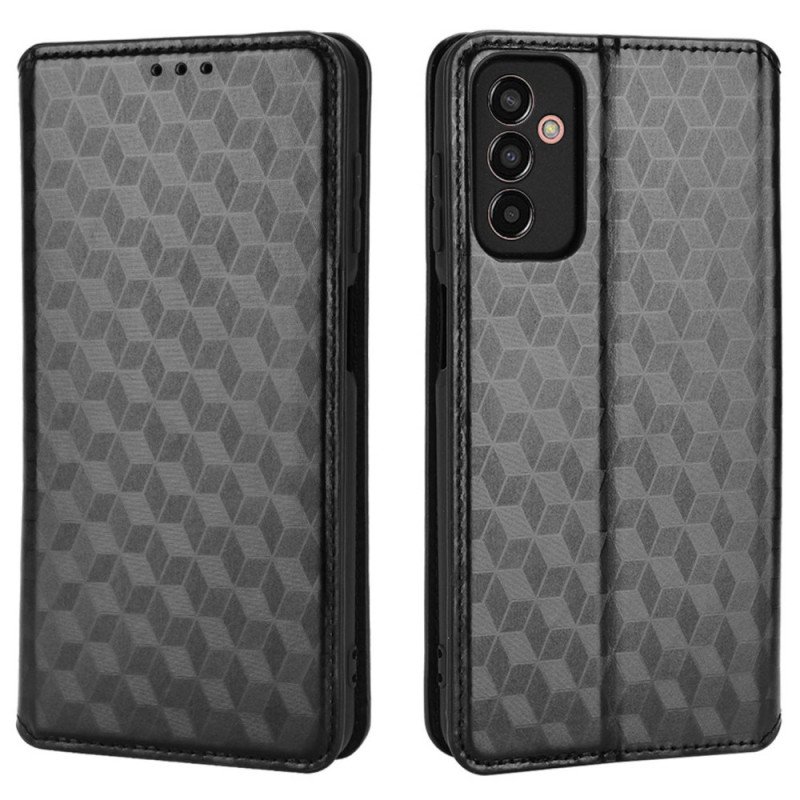 Folio-fodral Samsung Galaxy M13 Läderfodral 3d-kuber