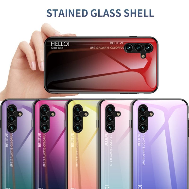 Skal Samsung Galaxy A54 5G Härdat Glas Hej