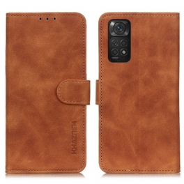 Fodral Xiaomi Redmi Note 11 / 11S Khazneh Vintage Lädereffekt