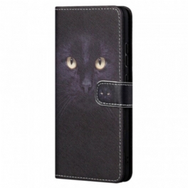 Fodral Xiaomi Redmi Note 11 / 11S Med Kedjar Strappy Black Cat Eyes