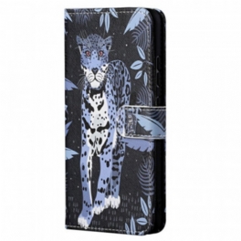 Fodral Xiaomi Redmi Note 11 / 11S Med Kedjar Strappy Leopard