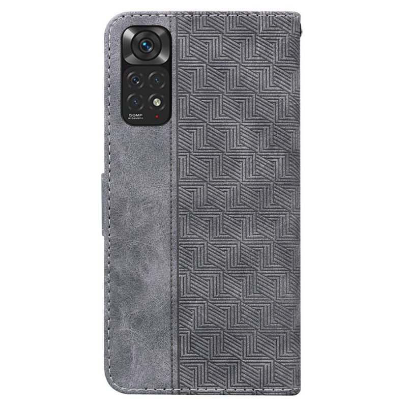 Fodral Xiaomi Redmi Note 11 / 11S Med Kedjar Strappy Mönster