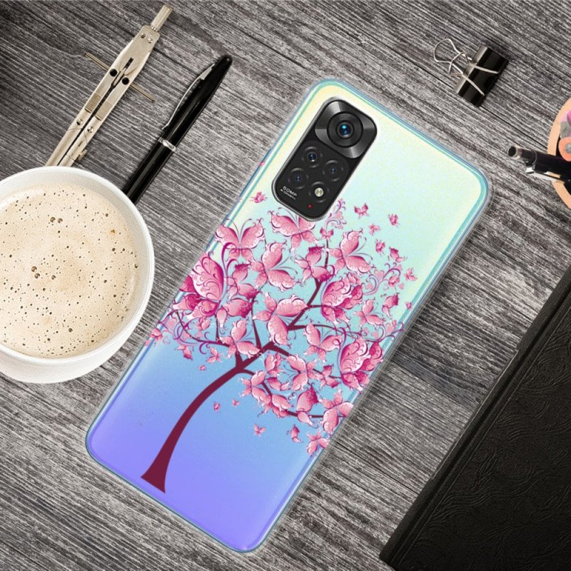 Skal Xiaomi Redmi Note 11 / 11S Rosa Trädtopp