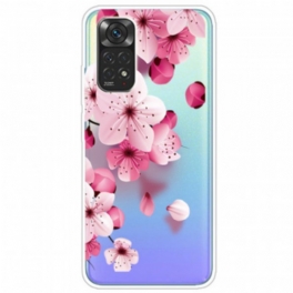 Skal Xiaomi Redmi Note 11 / 11S Små Rosa Blommor