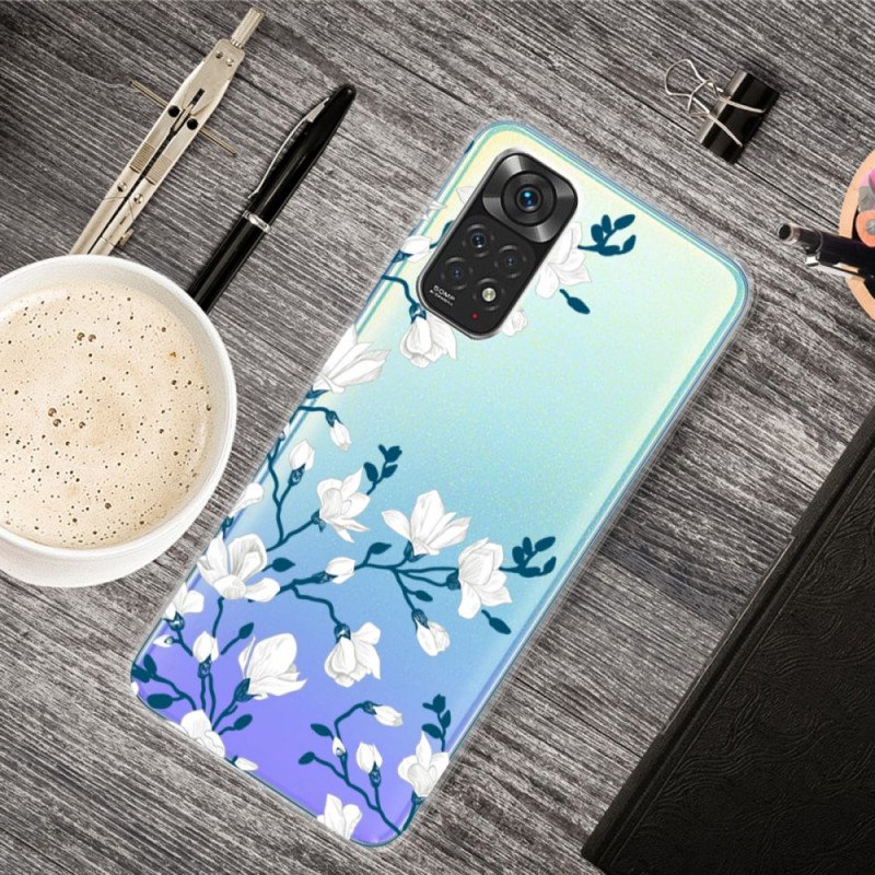 Skal Xiaomi Redmi Note 11 / 11S Vita Blommor