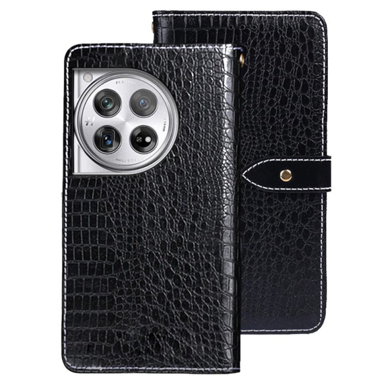 Fodral Oneplus 12 5g Idewei Crocodile Texture