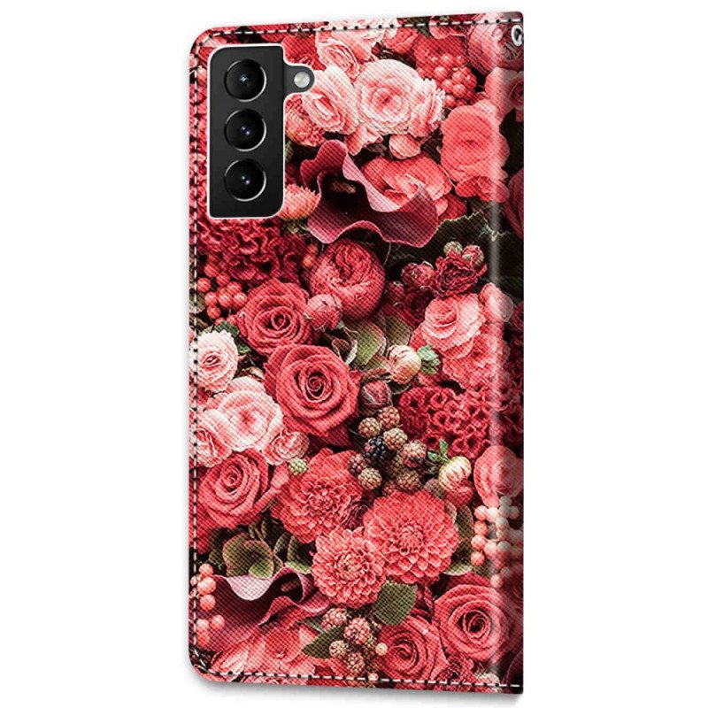 Fodral Samsung Galaxy S22 Plus 5G Blommig Romantik