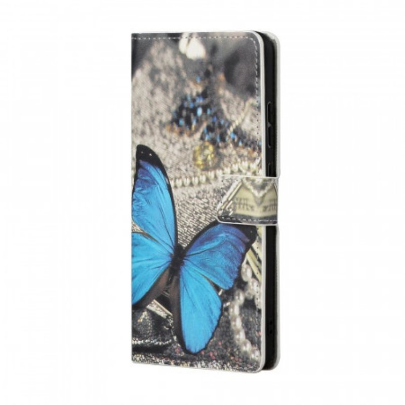 Fodral Samsung Galaxy S22 Plus 5G Butterfly Prestige Blue