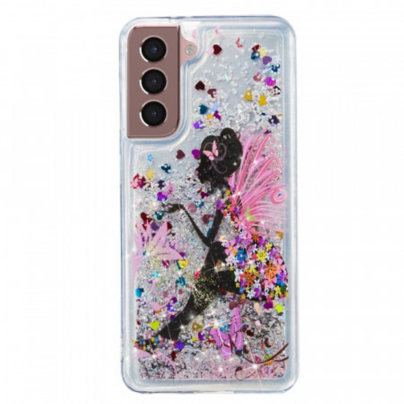 Mobilskal Samsung Galaxy S22 Plus 5G Glitter Fairy