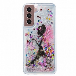 Mobilskal Samsung Galaxy S22 Plus 5G Glitter Fairy