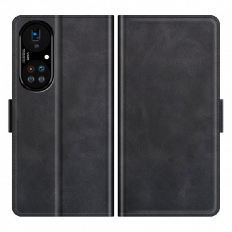 Fodral Huawei P50 Pro Stil Läderdesign