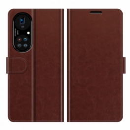 Fodral Huawei P50 Pro Stil Läderdesign