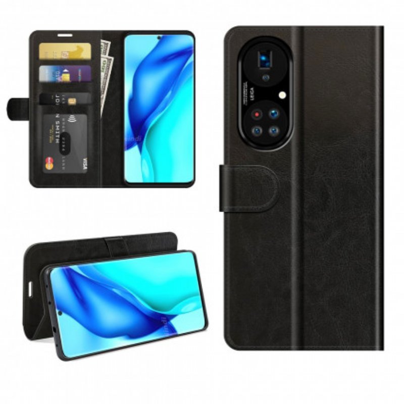 Fodral Huawei P50 Pro Stil Läderdesign