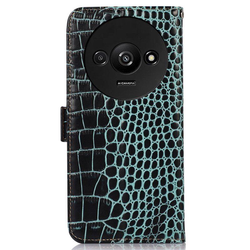 Fodral Poco C61 Crocodile Texture Läder