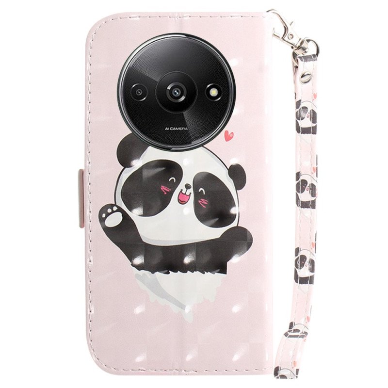 Fodral Poco C61 Panda Love Med Rem