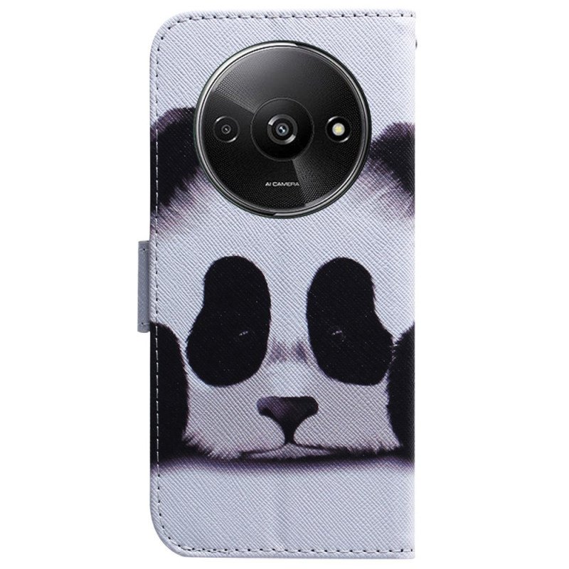 Läderfodral Poco C61 Telefonfodral Panda