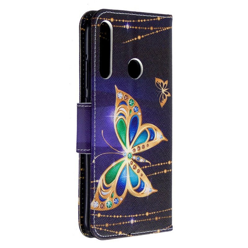 Fodral Huawei P40 Lite E Butterflies Kings