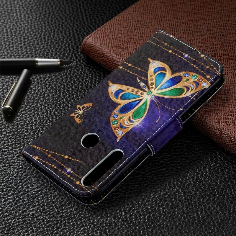 Fodral Huawei P40 Lite E Butterflies Kings