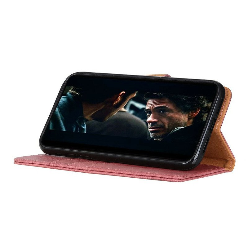 Fodral Huawei P40 Lite E Läderimitation Khazneh