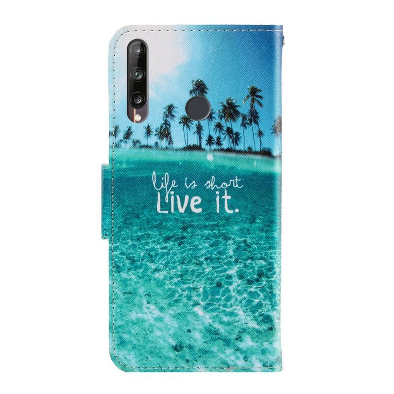 Fodral Huawei P40 Lite E Med Kedjar Live It At Lanyard